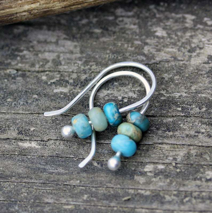 Retro™ Earrings | Turquoise Elegance, Timeless Design
