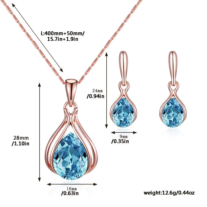 Elegance™ | Copper Jewelry Set, Refined Style