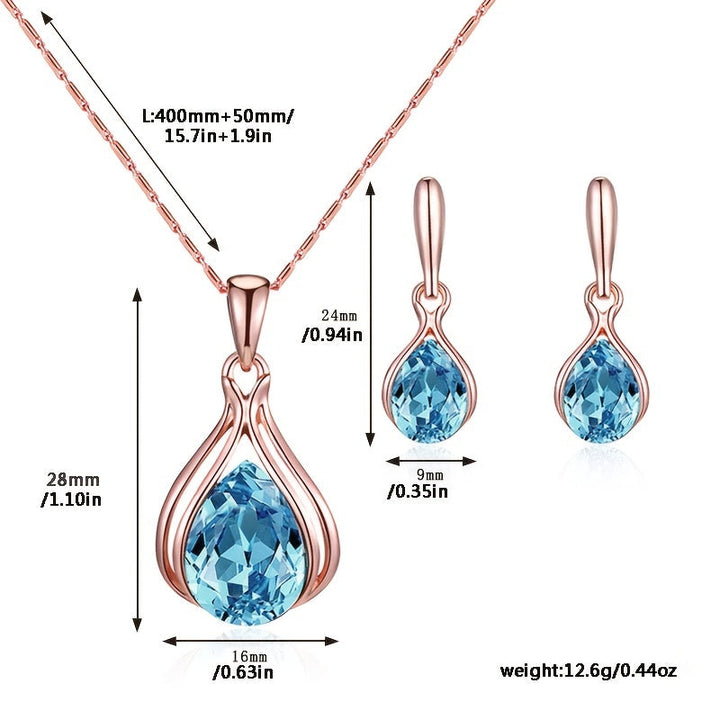 Elegance™ | Copper Jewelry Set, Refined Style