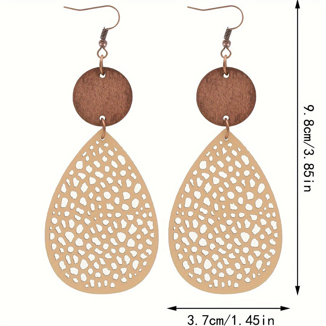 Elegant Drop™ | Refined Material Earrings