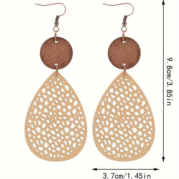 Elegant Drop™ | Refined Material Earrings