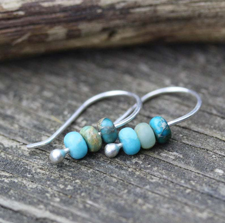 Retro™ Earrings | Turquoise Elegance, Timeless Design