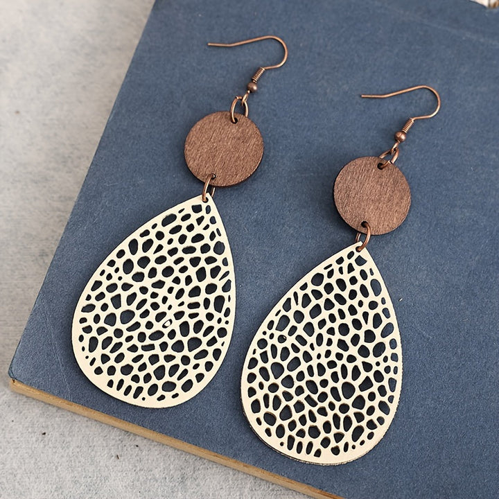 Elegant Drop™ | Refined Material Earrings