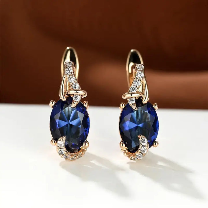 Midnight Gold Royal Earrings