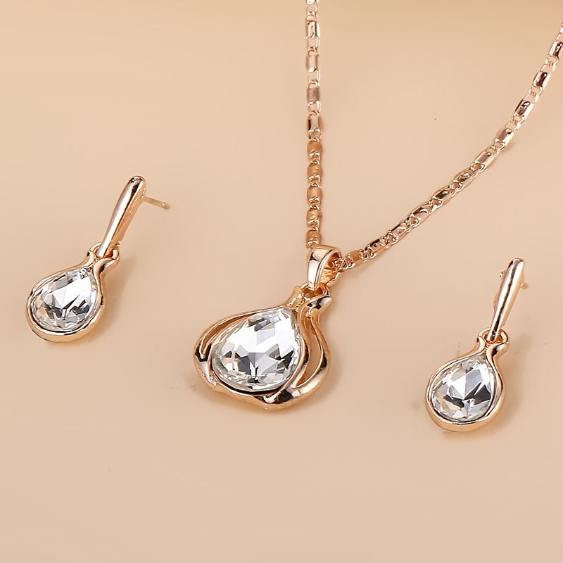 Elegance™ | Copper Jewelry Set, Refined Style
