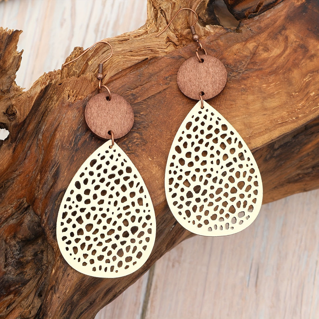 Elegant Drop™ | Refined Material Earrings