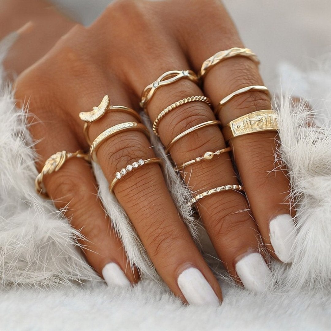 Unique packaging featuring 8 to 12 rings