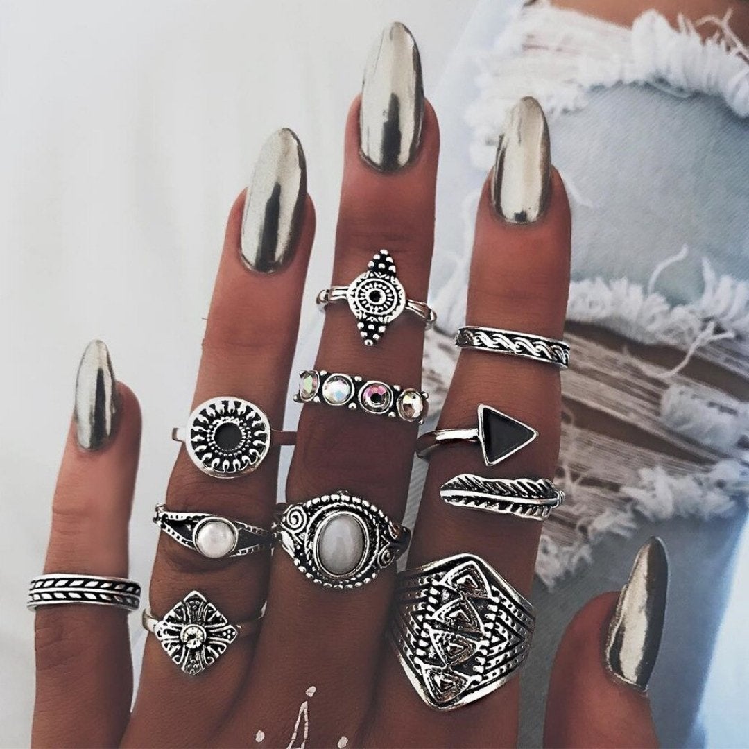 Unique packaging featuring 8 to 12 rings