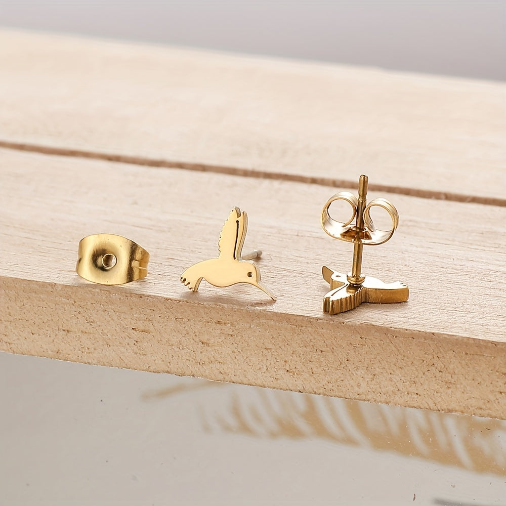 Colibri™ | Stainless Steel Earrings, Sleek Style