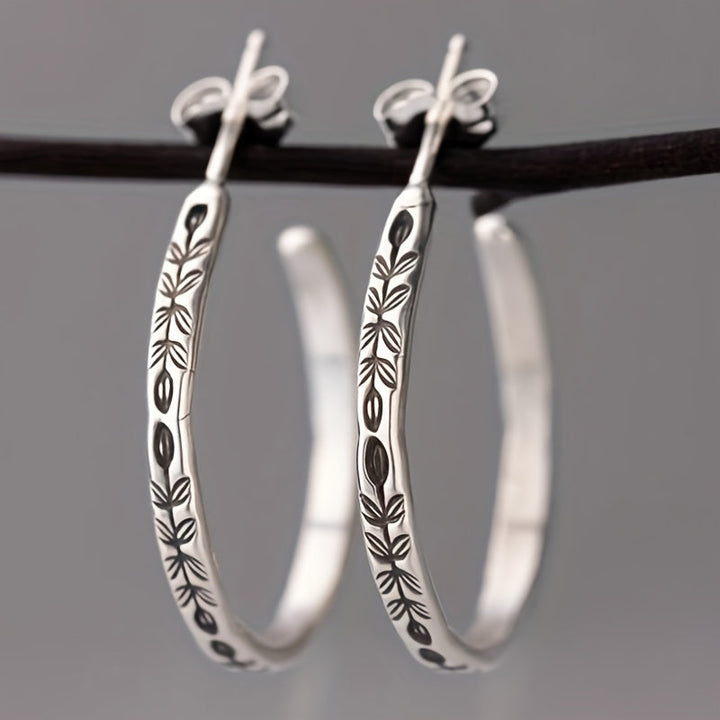 Belmont™ | Silver Hoop Earrings