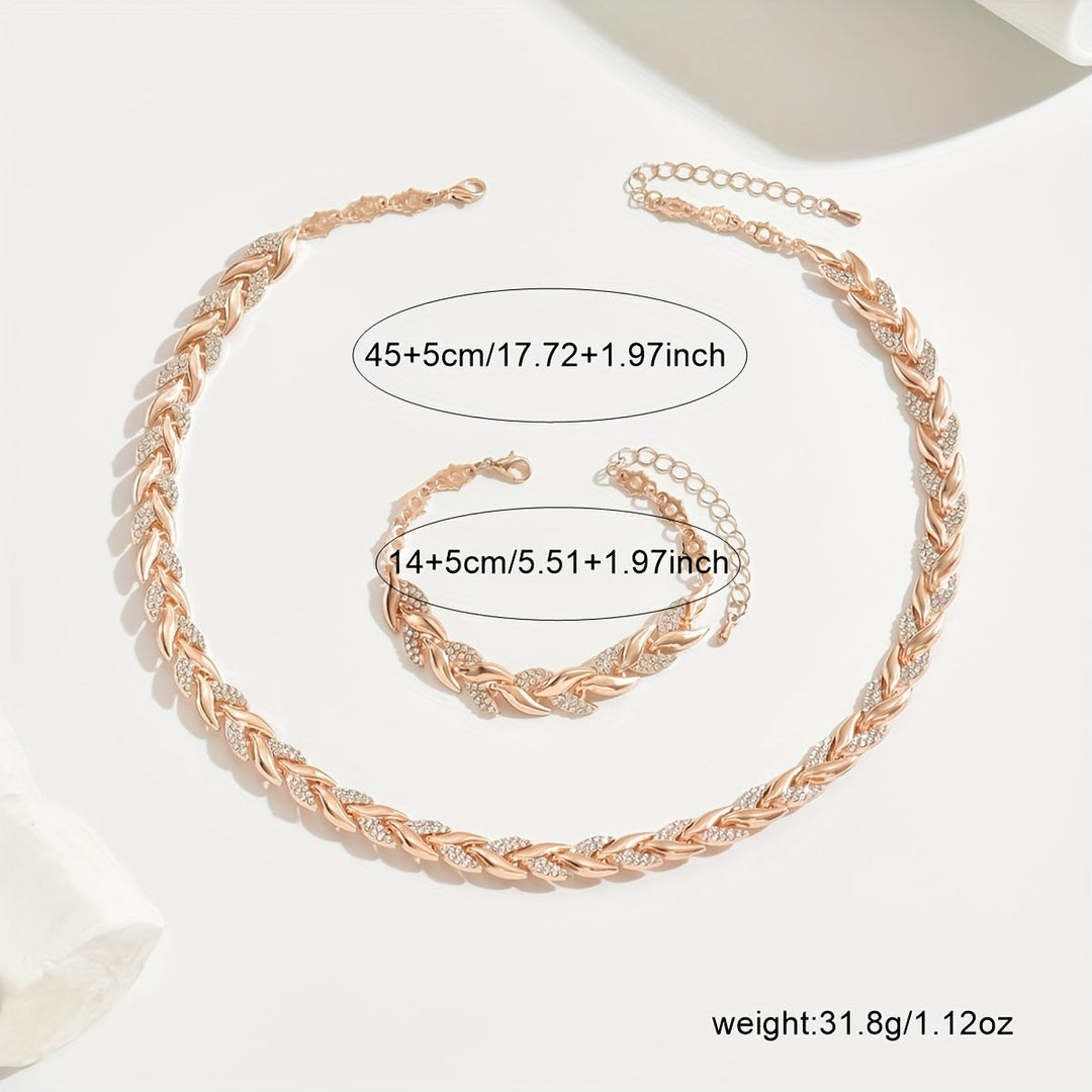 Fish Tail Set™ | Elegance in Glass and Refined Rhinestones