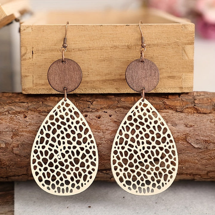 Elegant Drop™ | Refined Material Earrings