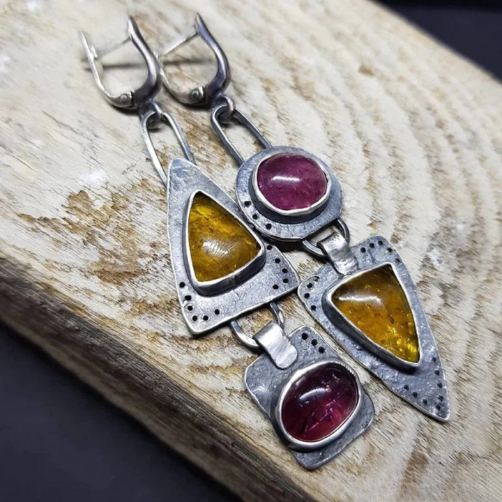 Timeless Geometric Triangle Earrings