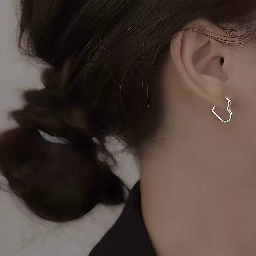 Cœur d'Or™ | Gold-Plated Steel Earrings