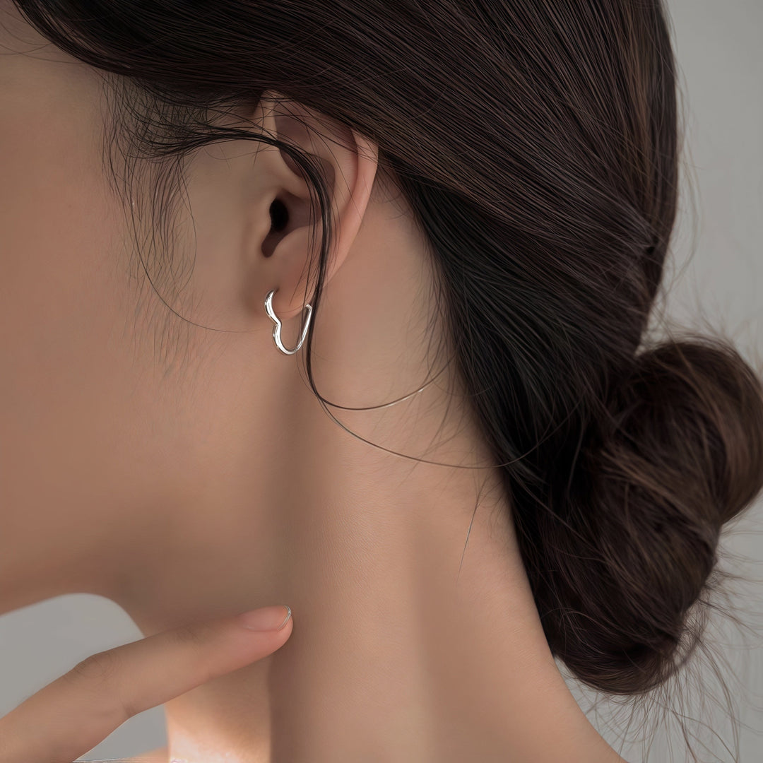 Cœur d'Or™ | Gold-Plated Steel Earrings