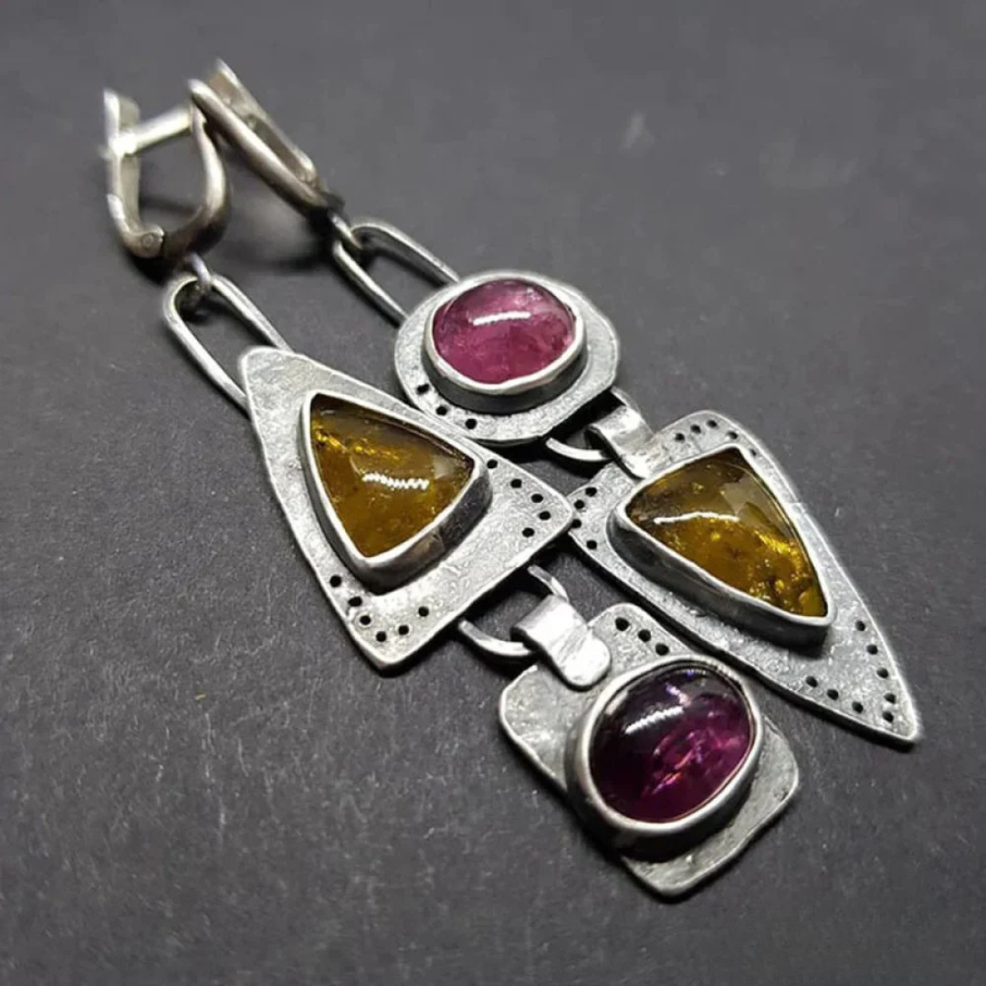 Timeless Geometric Triangle Earrings