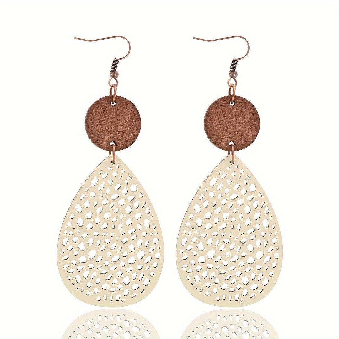Elegant Drop™ | Refined Material Earrings