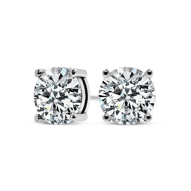 Tera™ | Elegant White Gold Earrings