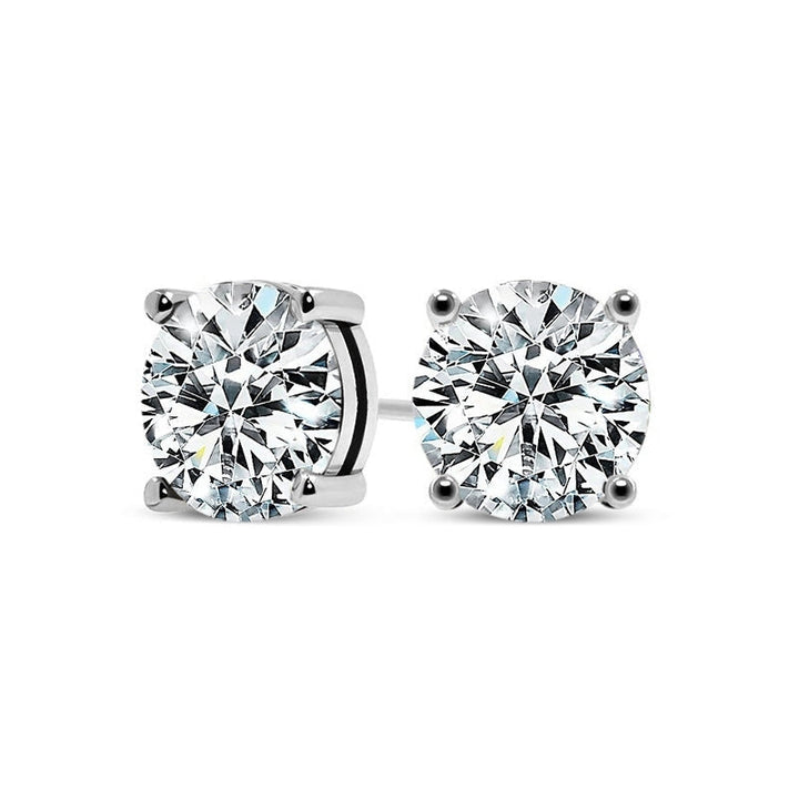 Tera™ | Elegant White Gold Earrings