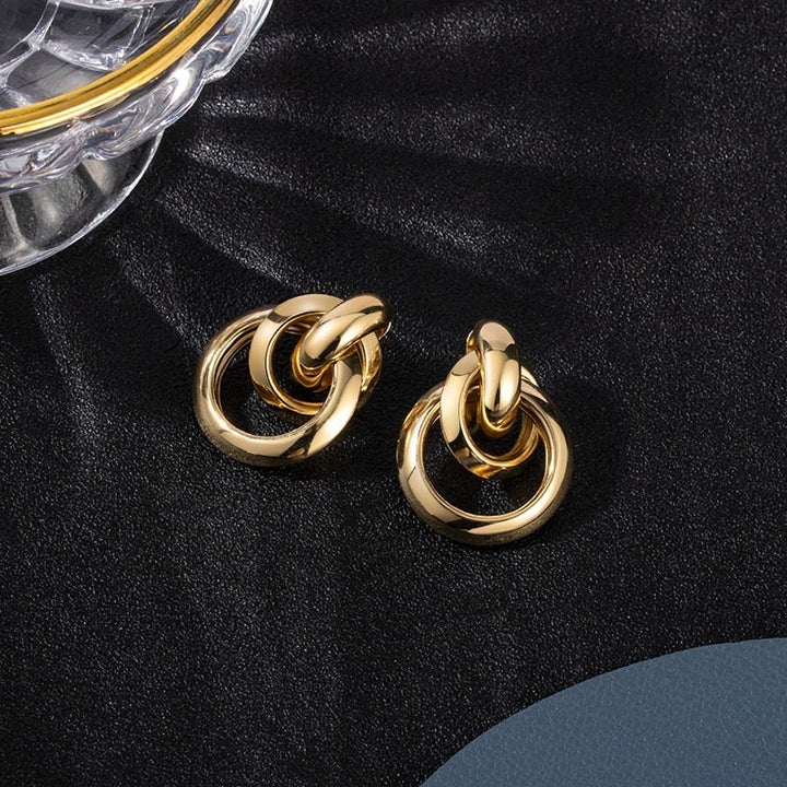 Eclat™ Earrings | Refined Gold Hoops