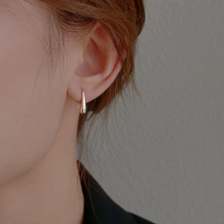Goutte d'Eau™ | Elegant Silver Earrings