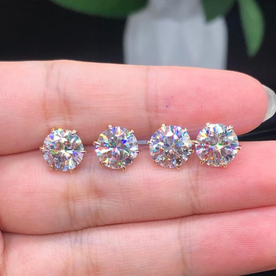 Chic white gold hoop earrings Tera