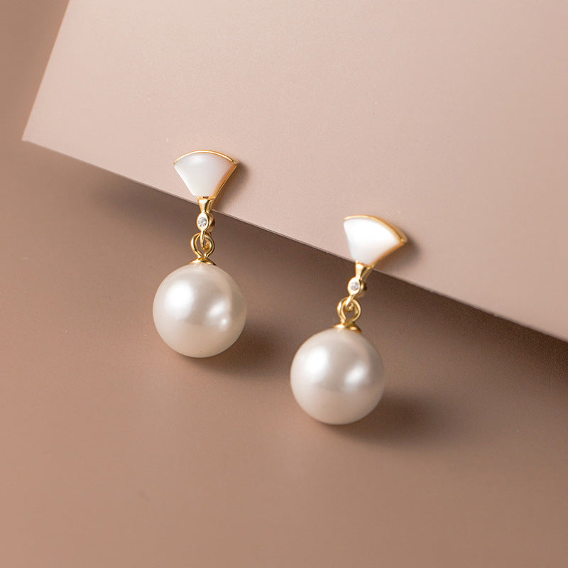 Elegance™ Earrings | Refined Silver Pearls