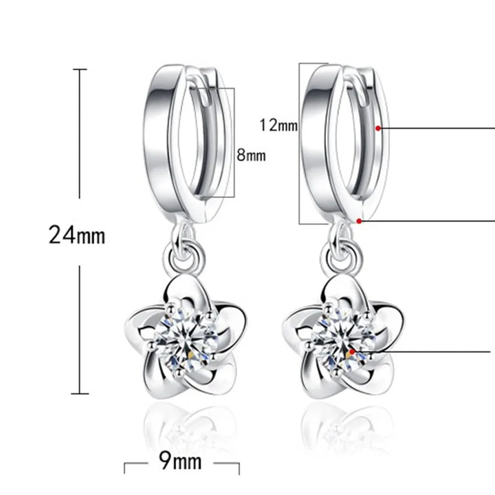 Earrings™ | Sterling Silver, Refined Zircons