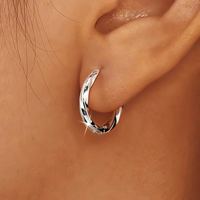 Minimalist Geometric Drop Earrings