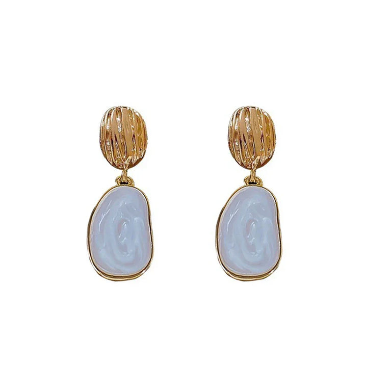 Oval Hoops™ | Vintage Enamel Elegance