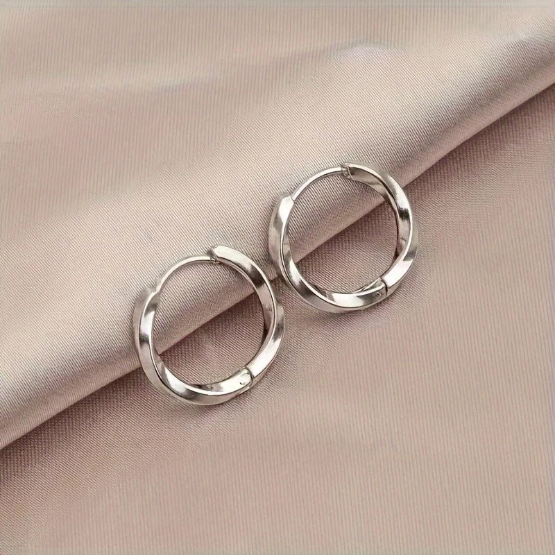 Minimalist Geometric Drop Earrings