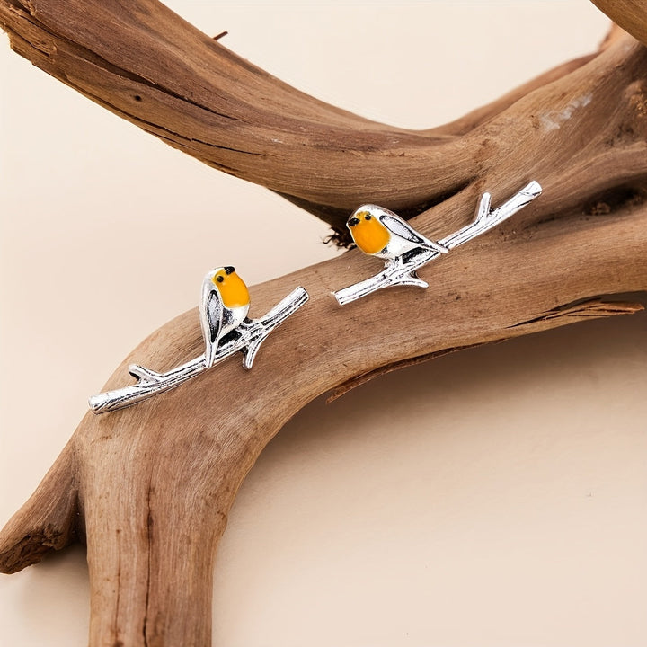 Cartoon Bird Animal Earrings