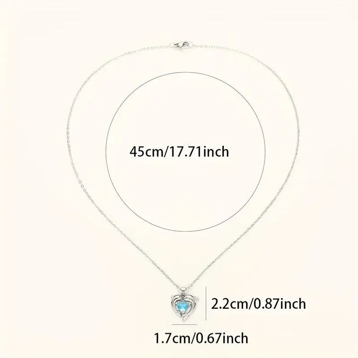 Oceanheart Twin Necklace