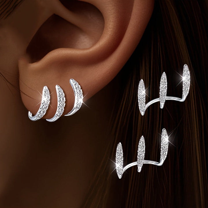 Elegance™ Earrings | Rhinestones, Three Prongs