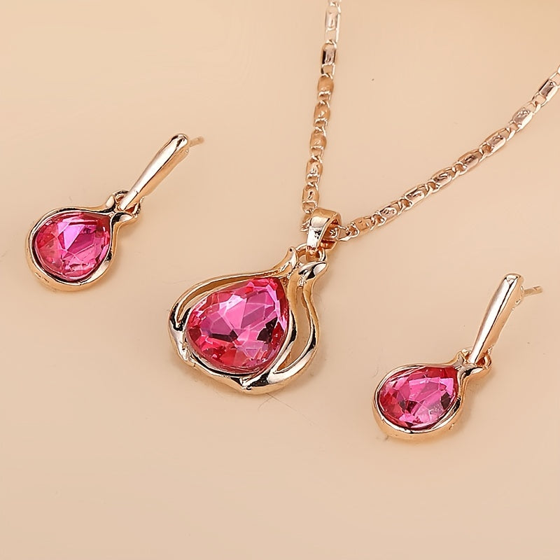 Elegance™ | Copper Jewelry Set, Refined Style