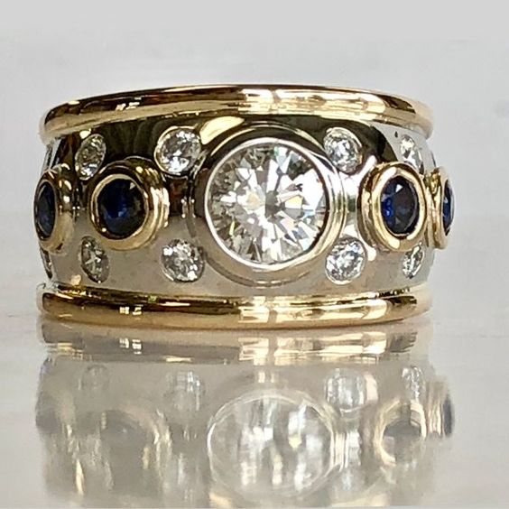 Vintage Gold Zirconia Ring