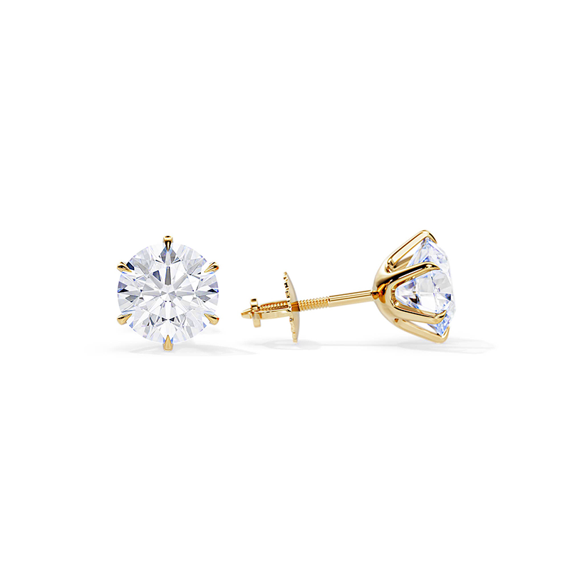 Chic white gold hoop earrings Tera