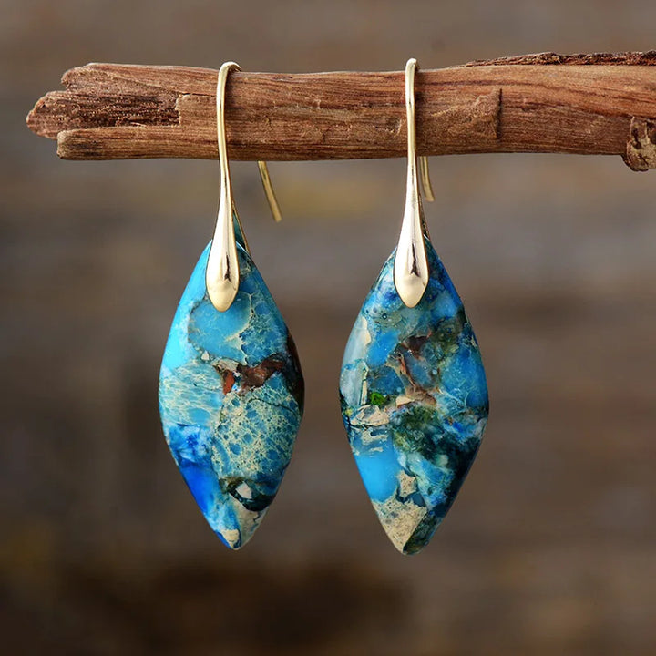 Drop Earrings™ | Elegance in Natural Stone