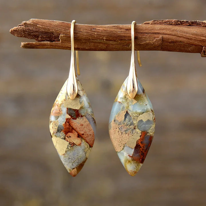 Drop Earrings™ | Elegance in Natural Stone